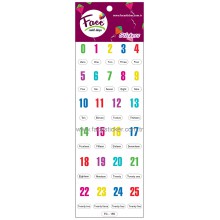 İNGİLİZCE RAKAM STICKER FC-155